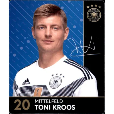 Zdjęcie produktu dla 20 - Toni Kroos - karta kolekcjonerska REWE WM18