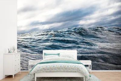 Produktbild von MuchoWow® Fototapete für Wohnzimmer oder Schlafzimmer Wandtapete Vinyl Motivtapete Meer - Golf - Norwegen - 420x280 cm - Zimmer für Kinder