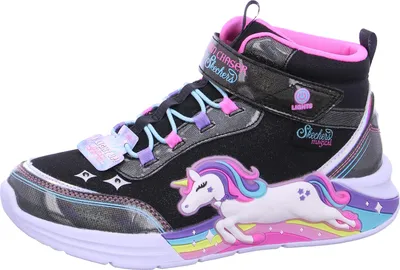 Immagine prodotto di Skechers S-Lights: Unicorn Chaser - Jumping Magic 303302L-BKMT, sneaker, per ragazze, nero