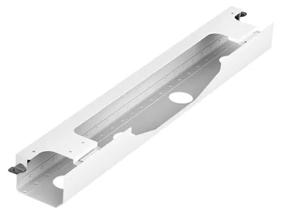 Produktbild von CAVO Kabelführung horizontal weiß – Kabelmanagement für Schreibtisch, Kabelschlange