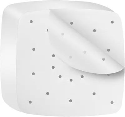 Immagine prodotto di Carta pergamena perforata, 22 cm, confezione da 200 pezzi, per friggitrici ad aria