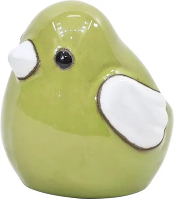 Produktbild von Dekofigur Vogel Lafiora H 10 cm Keramik grün