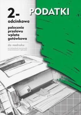Zdjęcie produktu dla 2-odcinkowe polecenie przelewu- wpłata...F-130-2