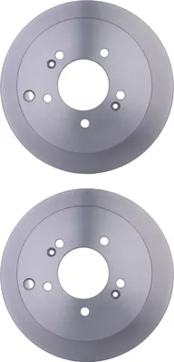 Produktbild von 2 Bremsscheiben voll Ø 76 mm 10,1 mm HELLA passend für u.a. HYUNDAI SANTA