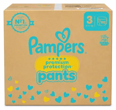 Produktbild von Pampers Premium Protection Pants Größe 3 192 Windeln 6-11 kg