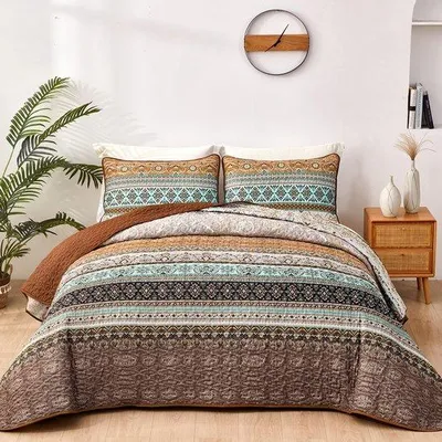 Produktbild von Unyqoos geräumiges® und stilvolles Bettdeckenset für Doppelbett mit Kissenbezügen