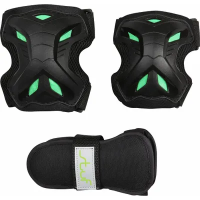 Produktbild von Stuf COMP JR. Schützer-Set schwarz-grün L