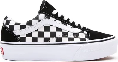 Produktbild von Vans UA Old Skool Platform (Checkerboard) Black 40,5
