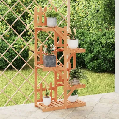 Produktbild von Blumenständer 60x25x130 cm Massivholz Tanne , Blumenständer Design 2024
