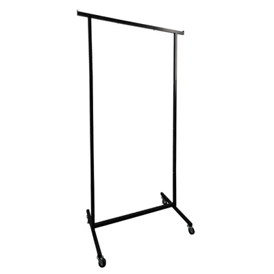 Produktbild von Kleiderständer Schwarz 90 cm Garderobenständer Modern Standgarderobe Kleiderstange für Flur Schlafzimmer