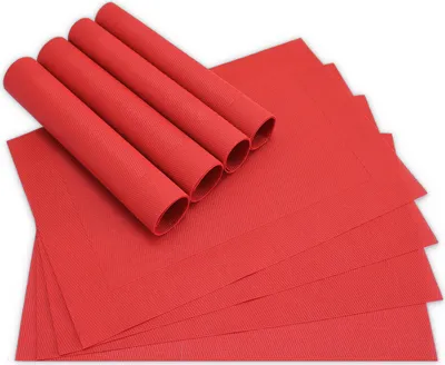 Produktbild von Tischsets BORDA 8er Set Rot als Tischuntersetzer