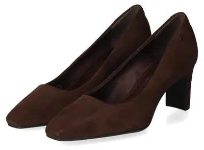 Image de Tamaris, escarpins pour femmes, couleur marron, en cuir, taille 38