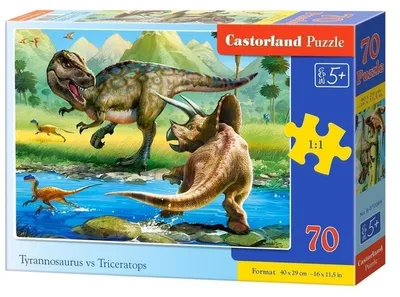 Produktbild von Castorland B-070084, 70 Stück(e), Dinosaurier, 5 Jahr(e)