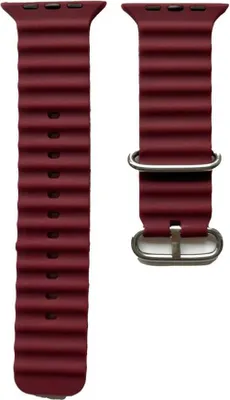 Produktbild von Armband für Apple Watch Ultra 49mm/ Watch 45/44mm (Series 4 - 10)/ 42mm (Series 1 - 3) Sporty Bordeaux