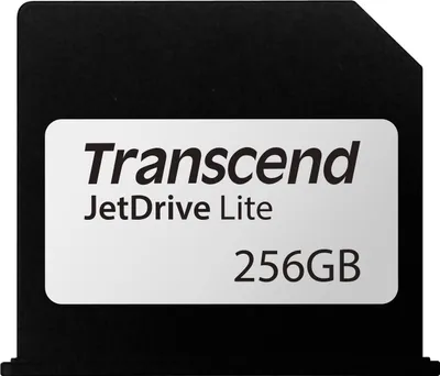 Produktbild von Transcend JetDrive Lite 130, 256 GB, 95 MB/s, 55 MB/s, Staubresistent, Schockresistent, Wasserfest, Schwarz, Silber