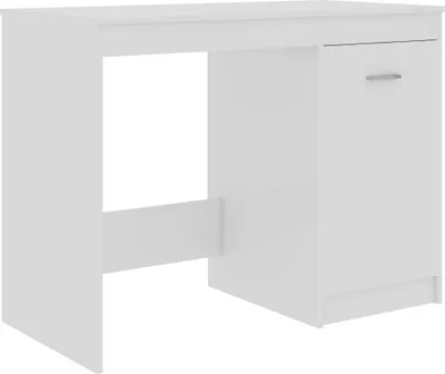Obrázok produktu pre vidaXL Stôl s vysokým leskom biely 100x50x76 cm Drevo Materiál