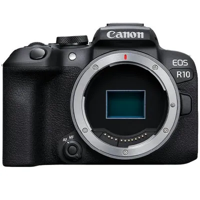 Produktbild von Canon EOS R10+ EF- R, 24,2 MP, 6000 x 4000 Pixel, CMOS, 4K Ultra HD, Touchscreen, Schwarz