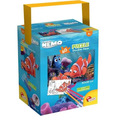 Image de Puzzle Double Face En Tube 60El. 50X35Cm Nemo. 86184 Lisciani