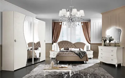 Produktbild von Möbel Design Betten Möbel Italien Bett Doppelbett Naturholz Schlafzimmer Holz