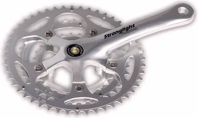 Zdjęcie produktu dla Mechanizm korbowy Stronglight Impact 3 srebrny 170 mm / 50/40/30t srebrny 170 mm