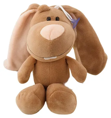 Produktbild von Lean Plüsch Maskottchen Snuggle Bunny Mit Saugnapf Braun 23 X 12 Cm