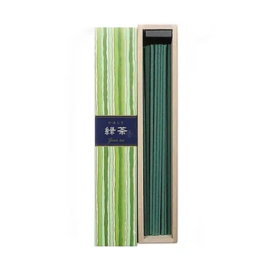 Immagine prodotto di Incenso KAYURAGI al tè verde -- 40 g; 14 cm