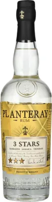 Produktbild von Planteray 3 STARS Rum 41,2% Vol. 0,7l