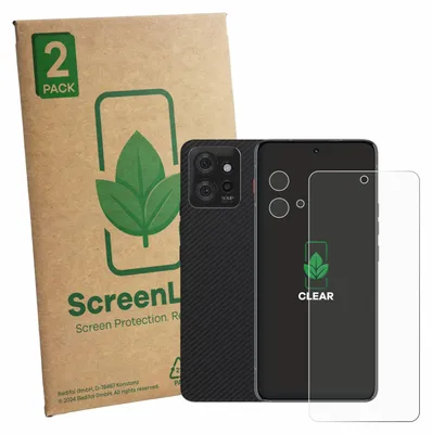 Produktbild von 2x ScreenLeaf Schutzfolie für Motorola ThinkPhone (Display+Kamera) Displayschutz Display Schutz Folie Klar Transparent