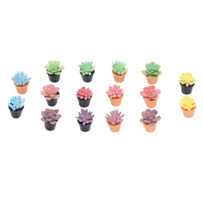 Zdjęcie produktu dla Rośliny doniczkowe dla lalek, miniaturowe rośliny, mini doniczka dla lalek, sukulent dla lalek, mini model rośliny, miniatury dla lalek