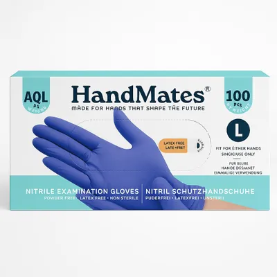 Produktbild von HandMates Schutzhandschuhe | Für Frauen und Männer | Größe L