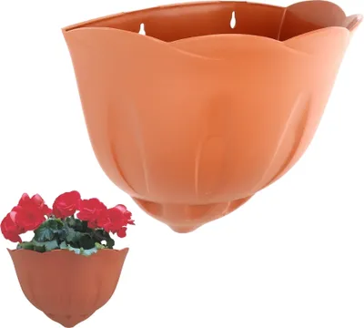 Produktbild von Blumentopf Wand Wandvase Wandblumentopf Blumentopf Wandmontage Pflanzen Wandhalterung Wandtopf für Draußen Blumentöpfe zum Aufhängen Wand Deko Wandvasen Wandgefäß
