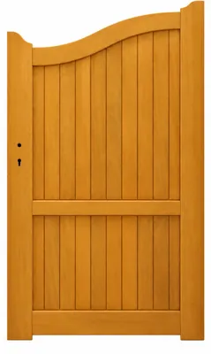 Image de Portillon En Bois Plein L1m x H1,60/1,80 (sans quincaillerie) Emeraude