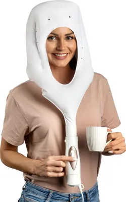 Produktbild von ProfiCare 3in1 Trockenhaube für Haare, Haartrockner Haube u. Lockenbürste in Einem, Diffuser Cap m. 2 Leistungsstufen, 400 W - PC-HTH 3003
