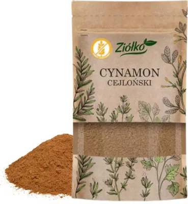 Zdjęcie produktu dla Cynamon MIELONY Bezglutenowy Ziołko OPAKOWANIE 60g do HERBATY Wypieków