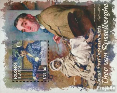 Produktbild von Briefmarken Salomoninseln 2013 Mi Block 146 (kompl. Ausg.) postfrisch Theo van Rysselberghe