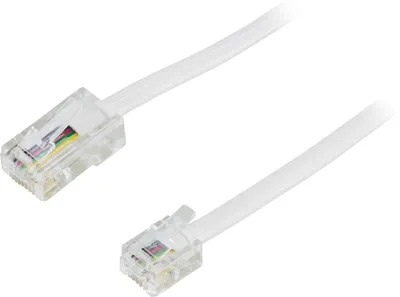 Immagine prodotto di Deltaco DEL-1701 cavo telefonico 1 m Bianco