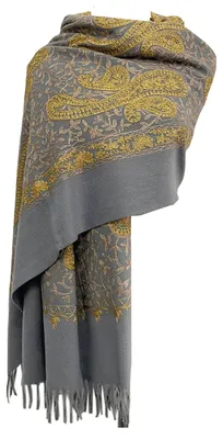 Produktbild von Bestickter Pashmina Schal für Herbst und Winter, Weich und Warm