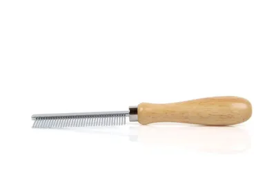 Produktbild von Redecker Metallkamm Reinigungskamm Ziegenhaar Rosshaar 18 cm