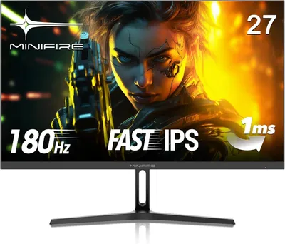 Productafbeelding van 27 inch Gaming Monitor Full HD 180Hz 1ms IPS Scherm AdaptiveSync