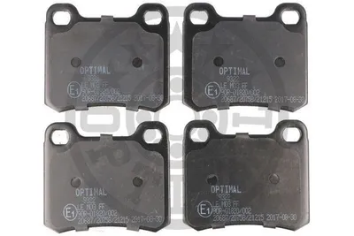 Produktbild von OPTIMAL Bremsbeläge Satz Hinten Bremsklötze passend für MERCEDES-BENZ 190 (W201) BP-09322