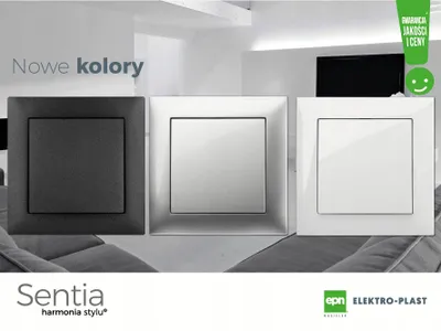 Zdjęcie produktu dla Łącznik świecznikowy podtynkowy czarny SENTIA 1411-19 ELEKTRO-PLAST NASIELSK