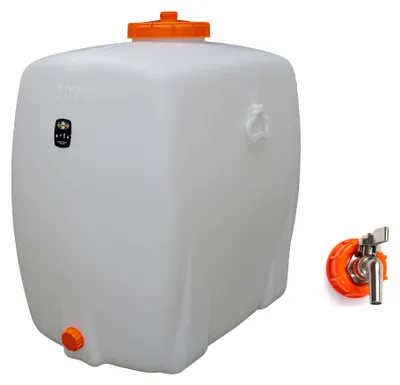 Produktbild von Speidel Getränkefass Kunststofffass Oval 300 Liter + Edelstahl Auslaufhahn 1/2"
