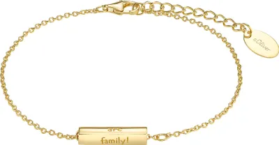Produktbild von s.Oliver 2034288 Damen Armband We are Family Gold 20 cm