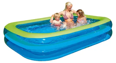 Produktbild von Familypool Happy People 265x175x50 cm blau/grün