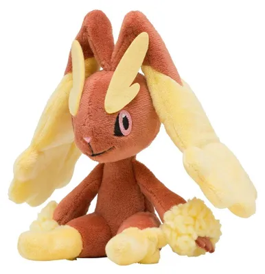 Produktbild von Pokemon Schlapor Kuscheltier - 14 cm Plüschtier Lopunny