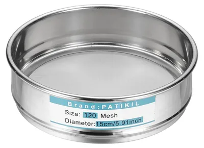 Produktbild von Feine Labor-Sieb mit 120 Maschen und 15 cm Durchmesser