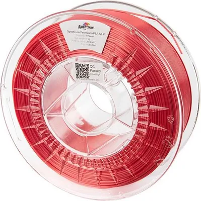 Produktbild von Spectrum 3D Filament, PLA Silk, 1,75mm, 1000g, 80443, rubinrot