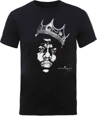 Obrázok produktu pre Notorious B.I.G. Crown Face Black 2XL Tričko