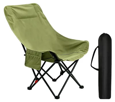 Produktbild von Campingstuhl mit hoher Rückenlehne, klappbar