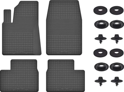 Produktbild von Gummimatten Mit Stoppern Für: Peugeot 2008 I (2013-2019) Schwarz Set